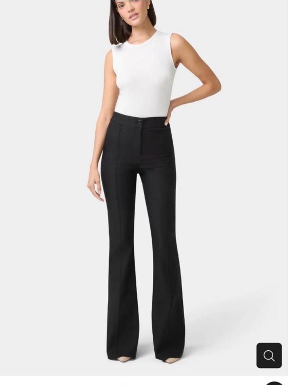 Alloy Black High-Waist Flare Pants